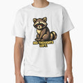 No Thoughts Left Raccoon by clockedoutwearshop
