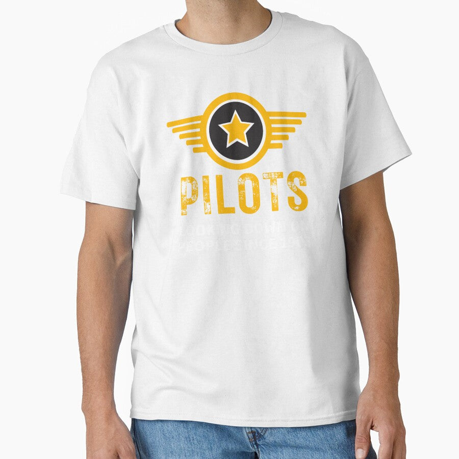 Pilots.  Looking Down On People Since 1903.  Funny Pilot-Pilot-Pilot Sayings- Retro Pilot-Retro-New Pilot by SighFly52