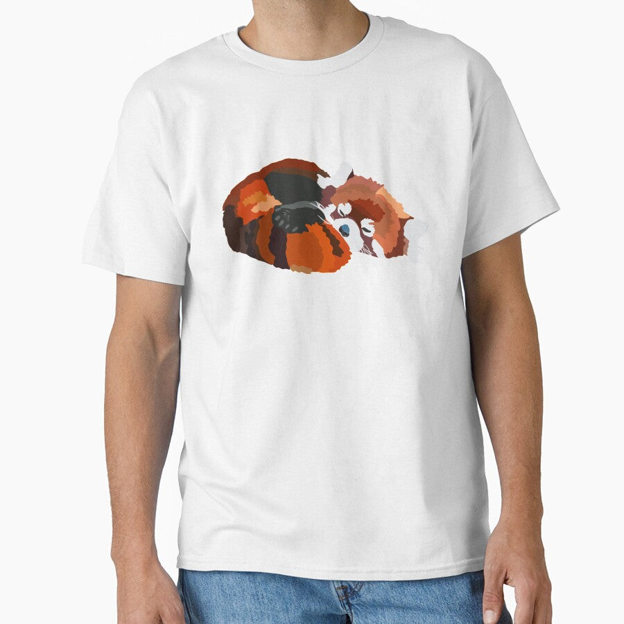 R is for Red Panda,Red Panda Illustration – Adorable and Playful Forest Mammal Artwork by PrettylittlepastelUk
