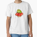 Cute Frog Sitting On Red Mushroom by jianina-alondra