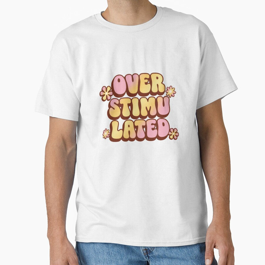 Overstimulated Groovy ADHD Humor by LolaDashStudio