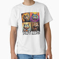 Don't panic Crazy kitty. Cartoon funny design by PepeCartoon
