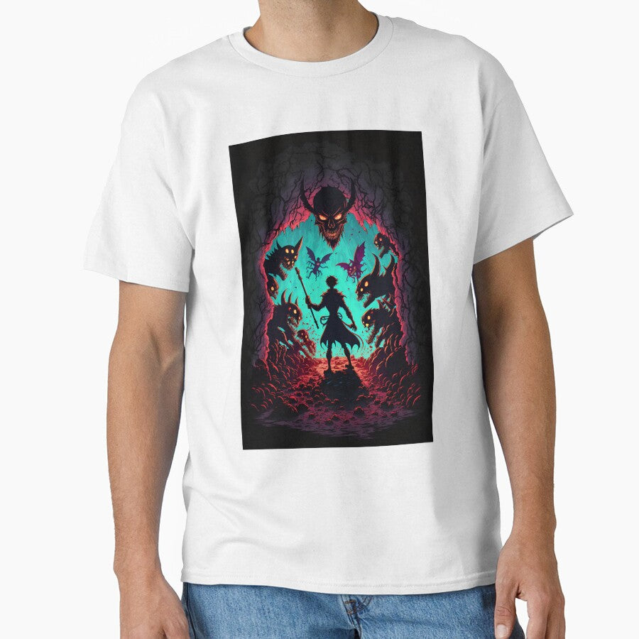 Anime Hero Entering Hell to Fight Demons by Bubblebuk