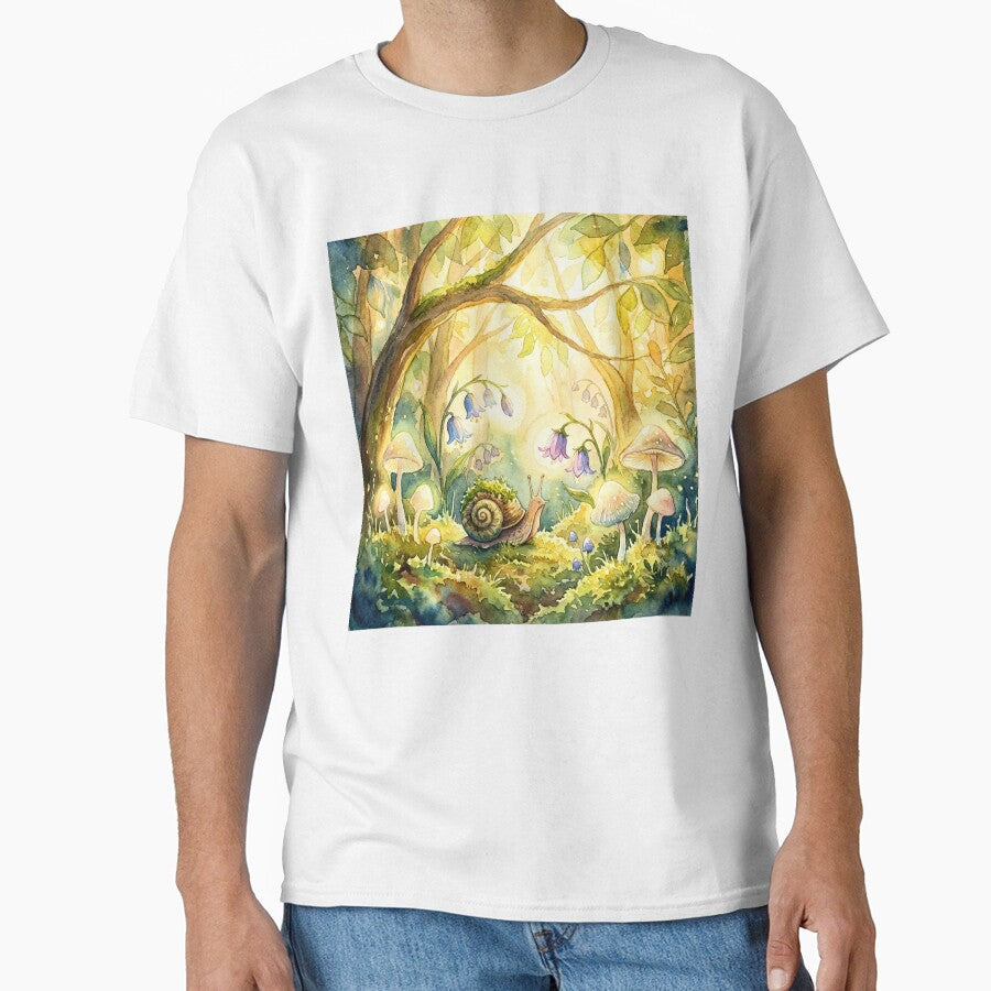 Whimsical Woodland Snail Fairycore Forest by Storybook Botanica