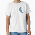 Ancient Whimsigoth Sleeping Crescent Moon Face by T-shirts for hot people