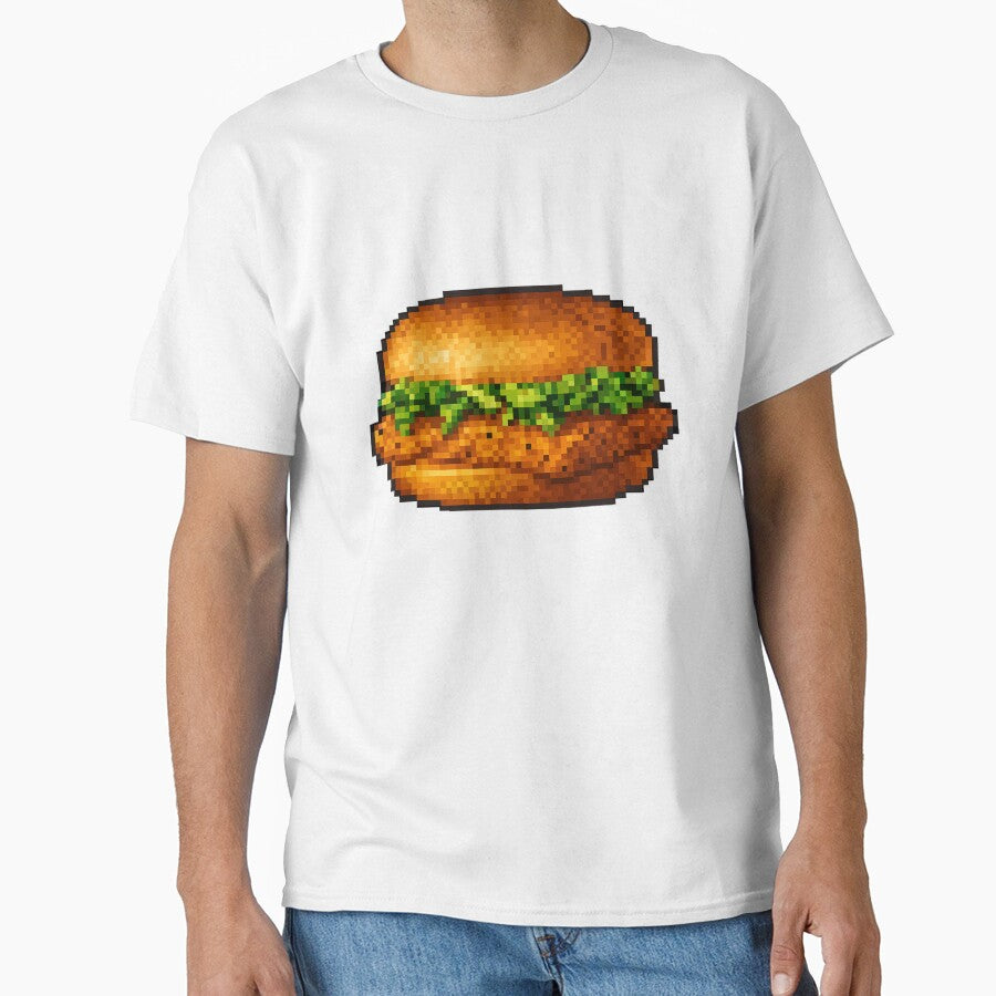 McChicken Chicken Sandwich Mcdonalds Pixel Art by littlefrankshop