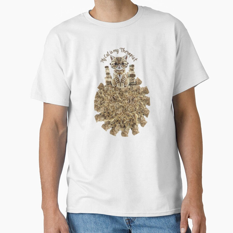 My Cat is My Therapist with Brown Barite by ArtDesignTp