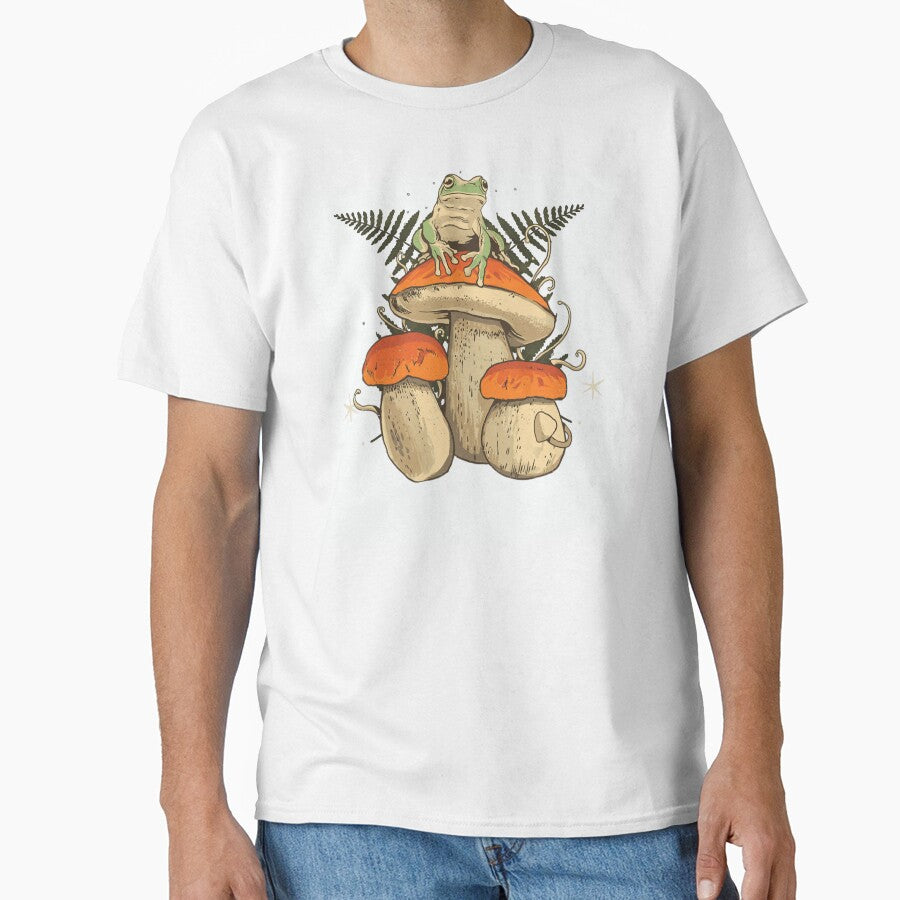 Frog On Mushroom by cklarer