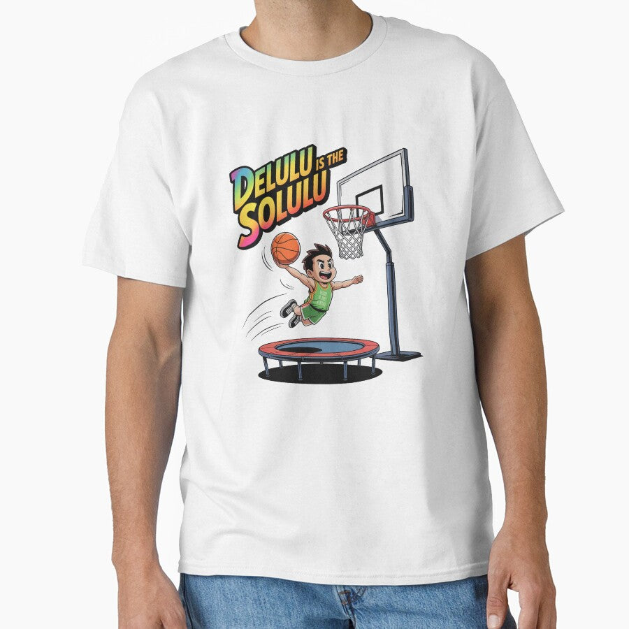 Delulu Is The Solulu Basketball Dunk Sky Is The Limit by PietrzakDesign