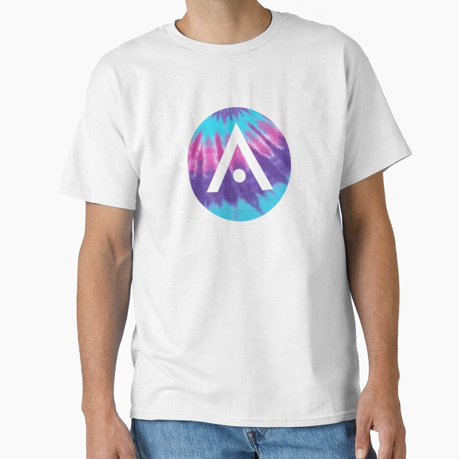 Blue Pink and Purple Tie Dye Aveda Logo by Dalaura