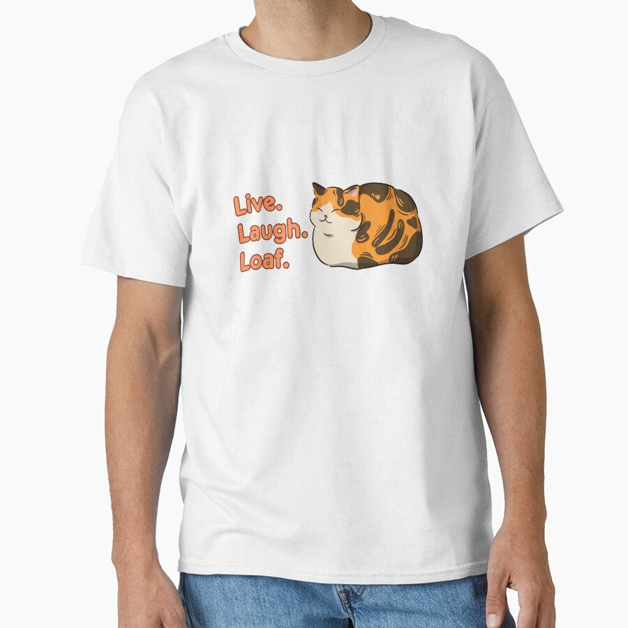 Cute Cat Loaf: Live Laugh Loaf by Teribelle