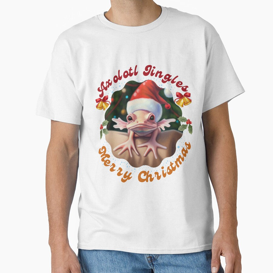 Christmas Axolotl by ishitastore08