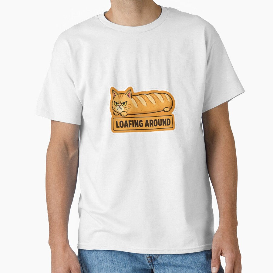 Funny Angry Cat Loaf Bread Pun by RareVisuals
