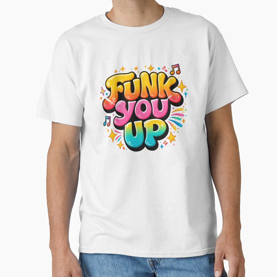 FUNK YOU UP Typographic Text Design by Arte Cartoon From TagTeam Group