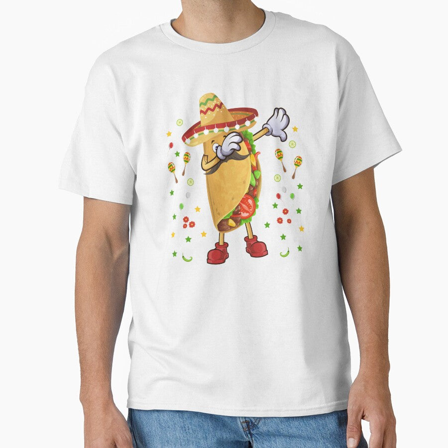 Dabbing Taco Funny Cinco de Mayo Mexican Food Lover by ZiesMerch