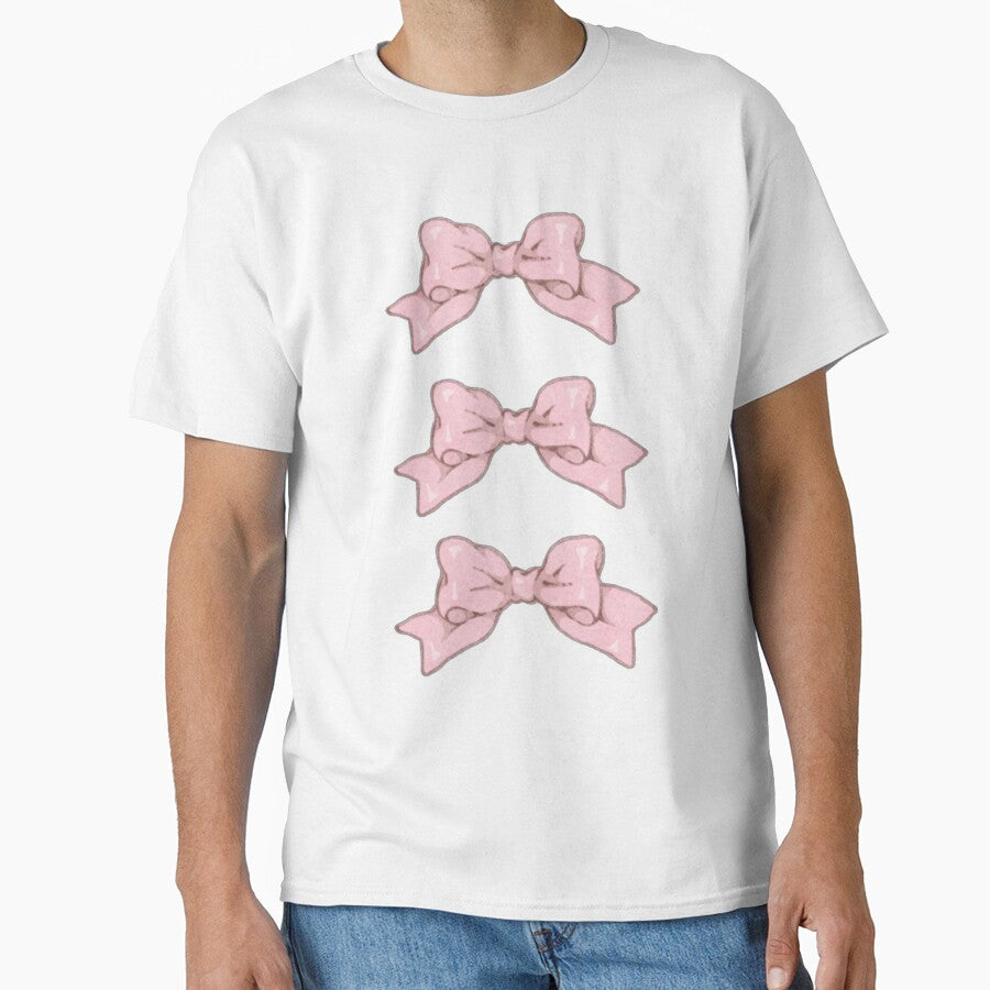 Coquette pink ribbon bow by Pixiedrop