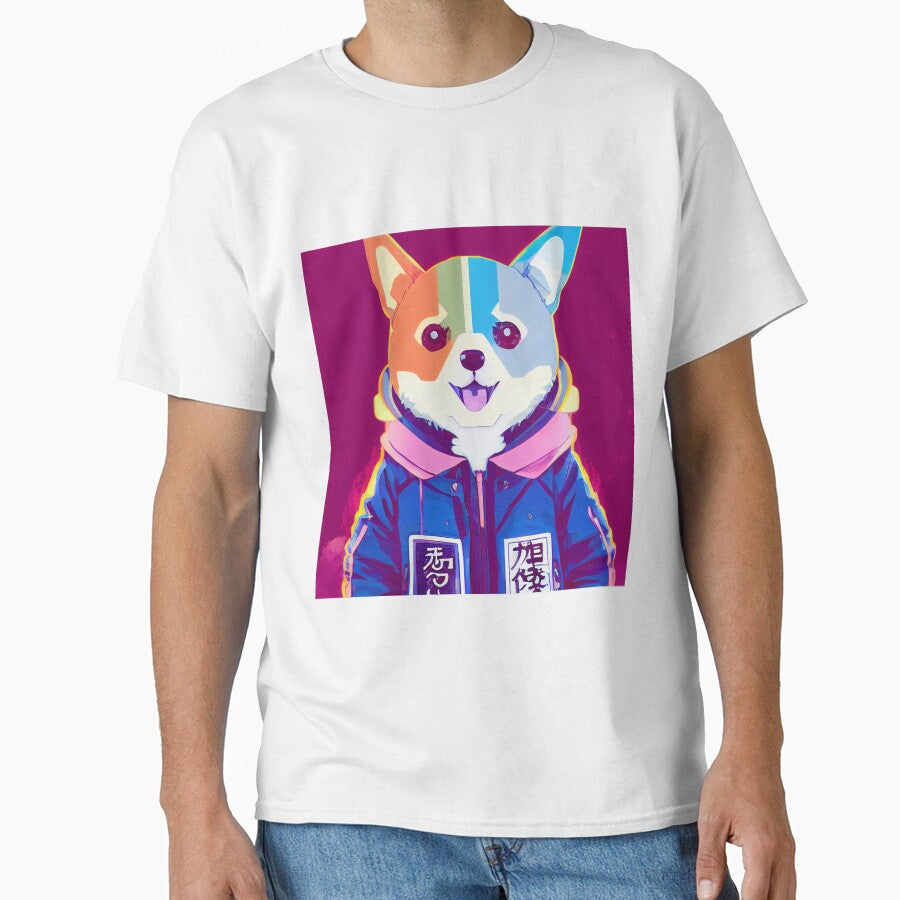 Cutest Corgi as retro anime by Studiowatermars