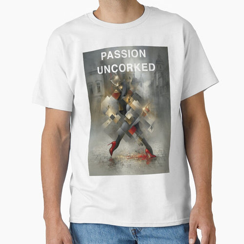 Abstract Wine Splash Tango Dancer | Artistic Tee by CodeDistilled