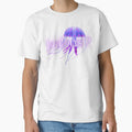 Jealous? Purple Jellyfish Glowing Text by Suzanne Uchytil