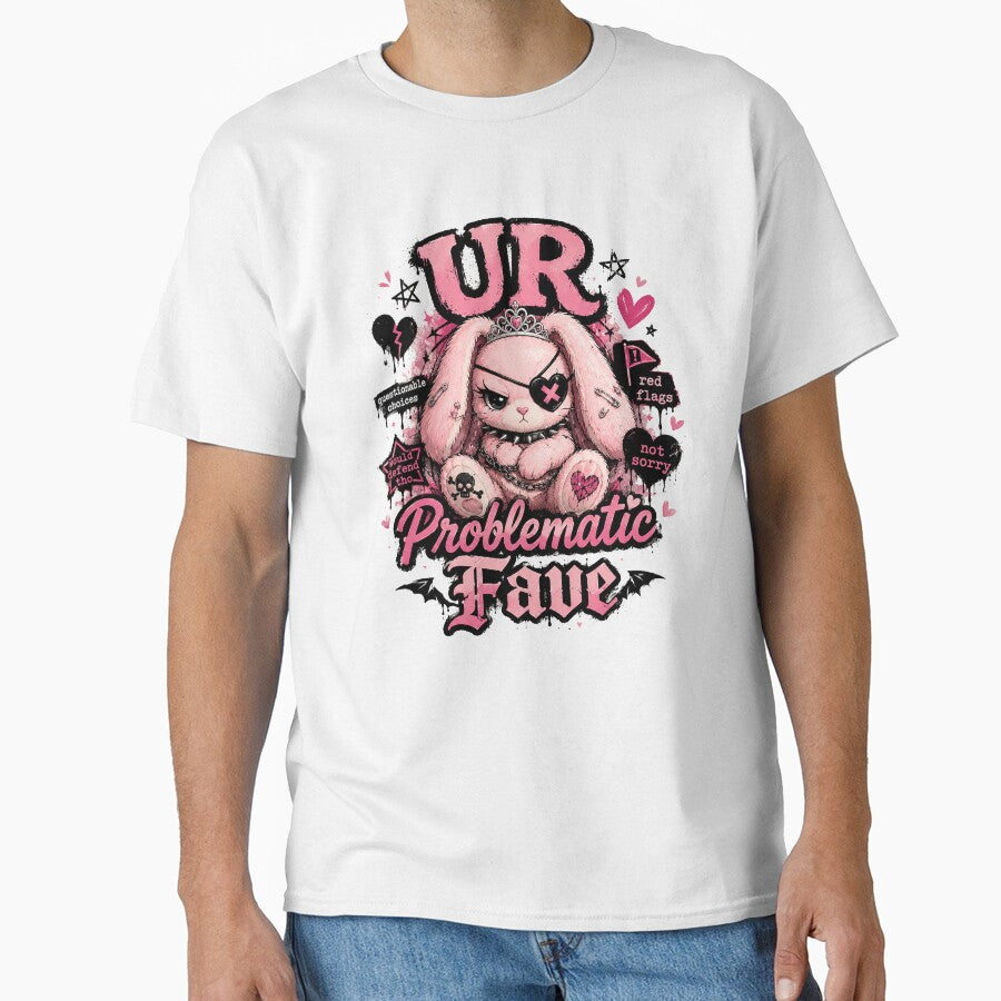 UR Problematic Fave | Cute Goth Bunny Meme Aesthetic by ChickenFund