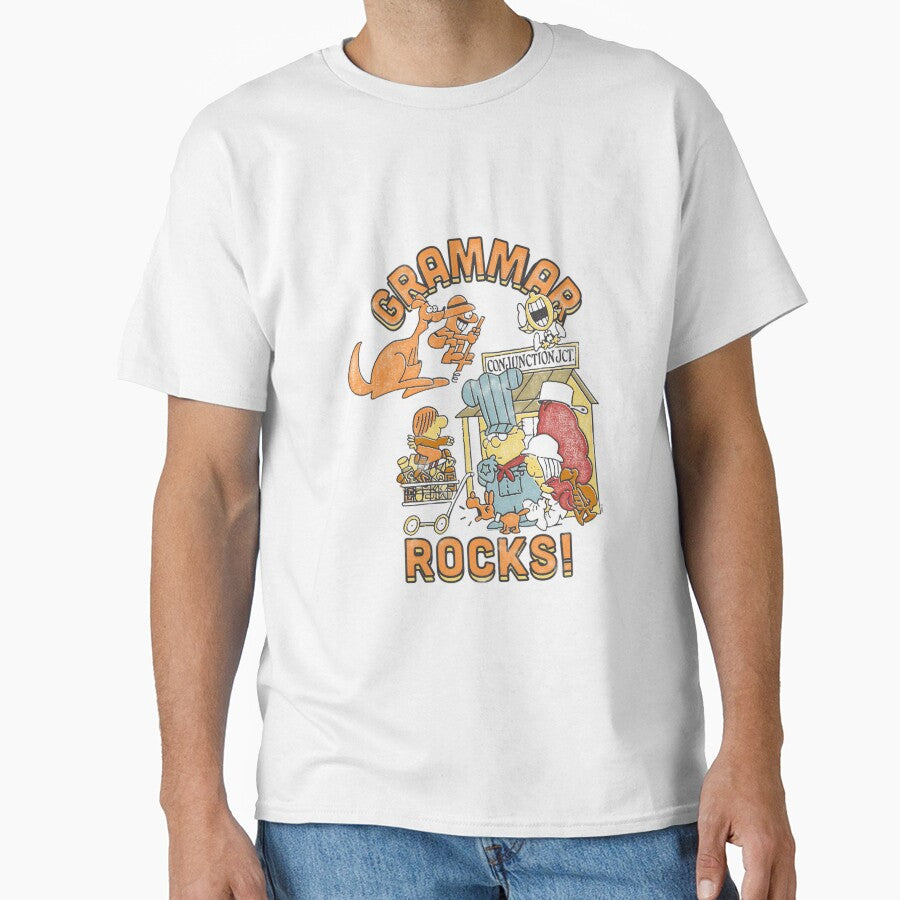 Schoolhouse Rock Grammar Rocks Collage Vintage by TinaHeaney