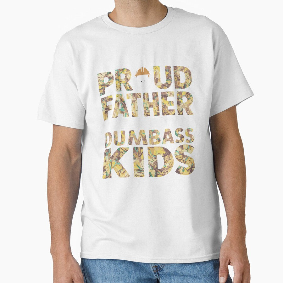 Proud Dad of Goofy Kids - Humorous Fathers Day Apparel Chaos - Proud Dad of Some Quirky Offspring by AUDA-D