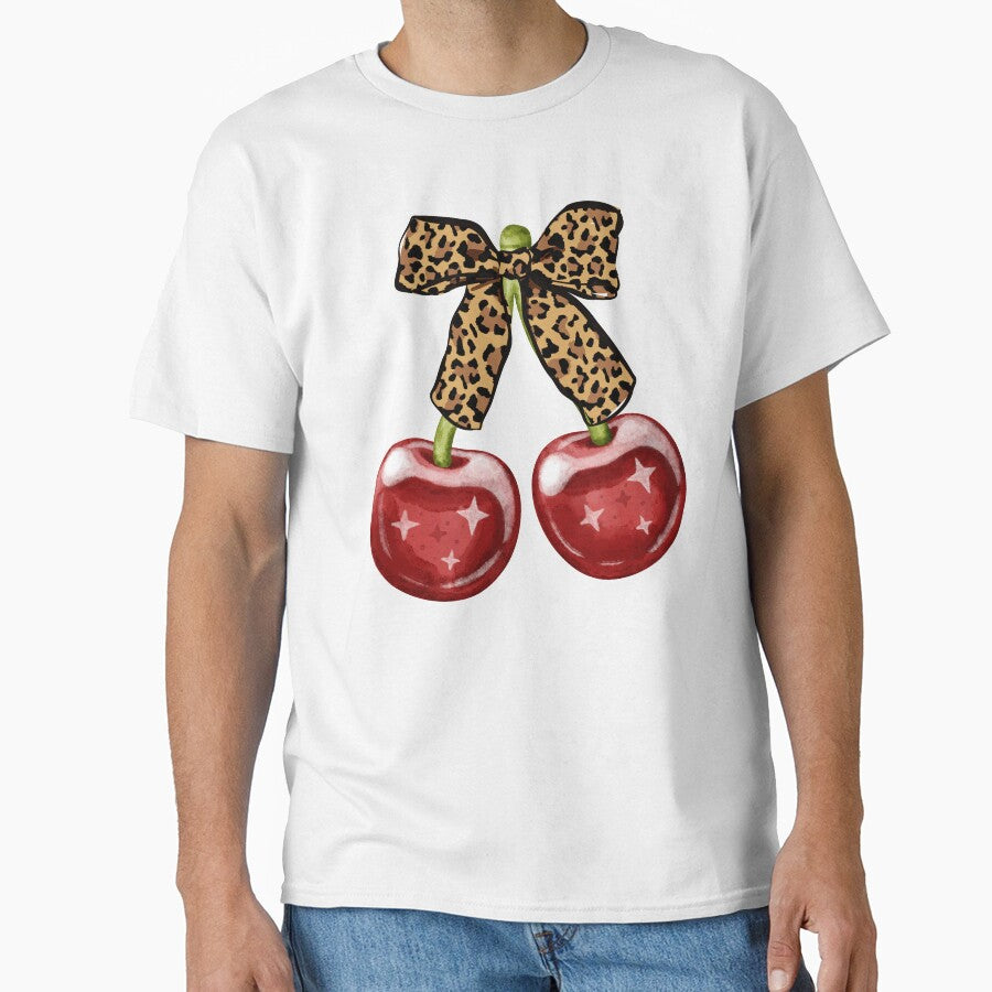 Cherry Coquette Leopard Bow by thebest-2studio