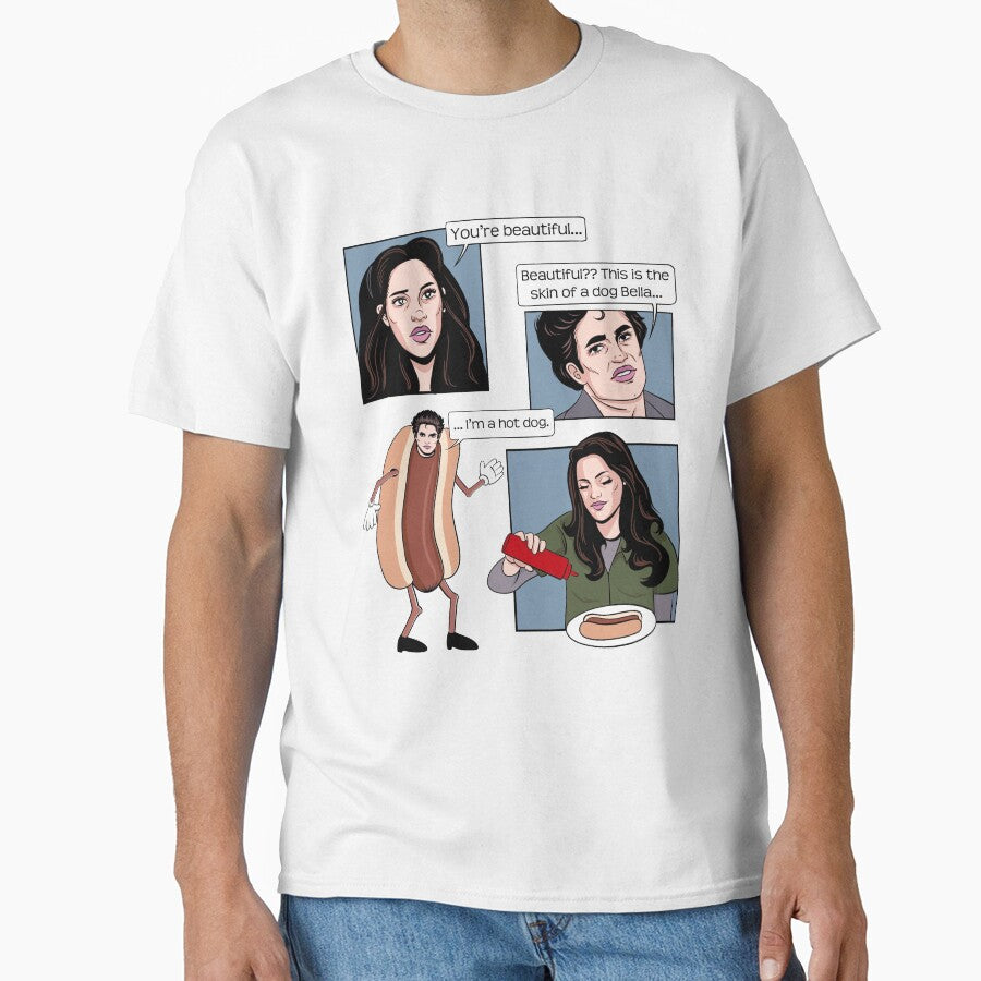 You’re Beautiful… This Is The Skin Of A Dog Bella Funny Twilight Hot Dog Meme by Dela3