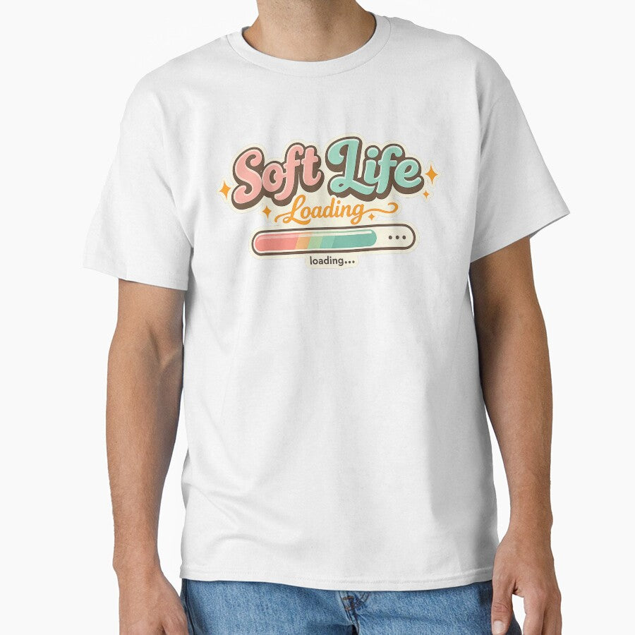 Soft Life Loading Trendy Self Care Design by NaphDesigns