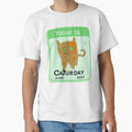 Funny Cat Shirt Women Cute Orange Cat Mug by scoobydanks