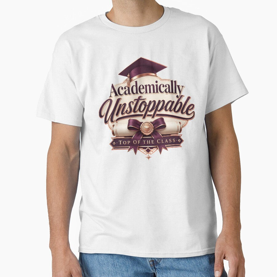 Academically Unstoppable Graduation Emblem by Ned_Studio