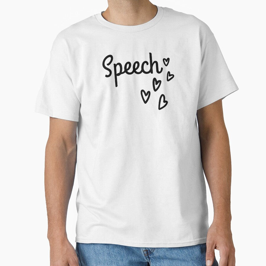 Speech hearts, SLP, Speech Therapist by tresbelleshirts