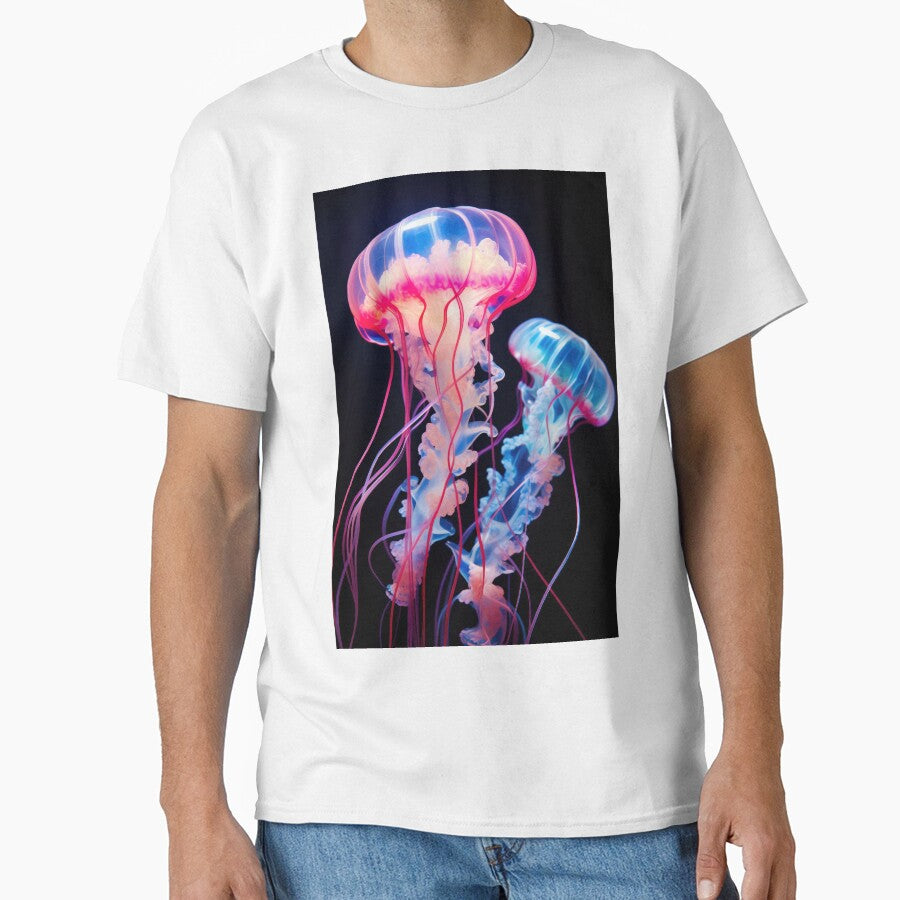 Jellyfish 01 Blue and Pink by mhfoto