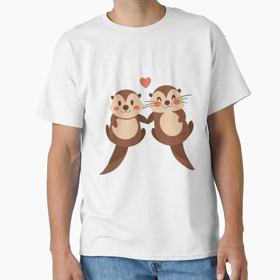 Copy of Otters holding hands by PawelNature