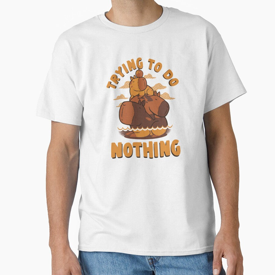 Trying To Do Nothing Funny Capybara by Tobe Fonseca by Tobe Fonseca®