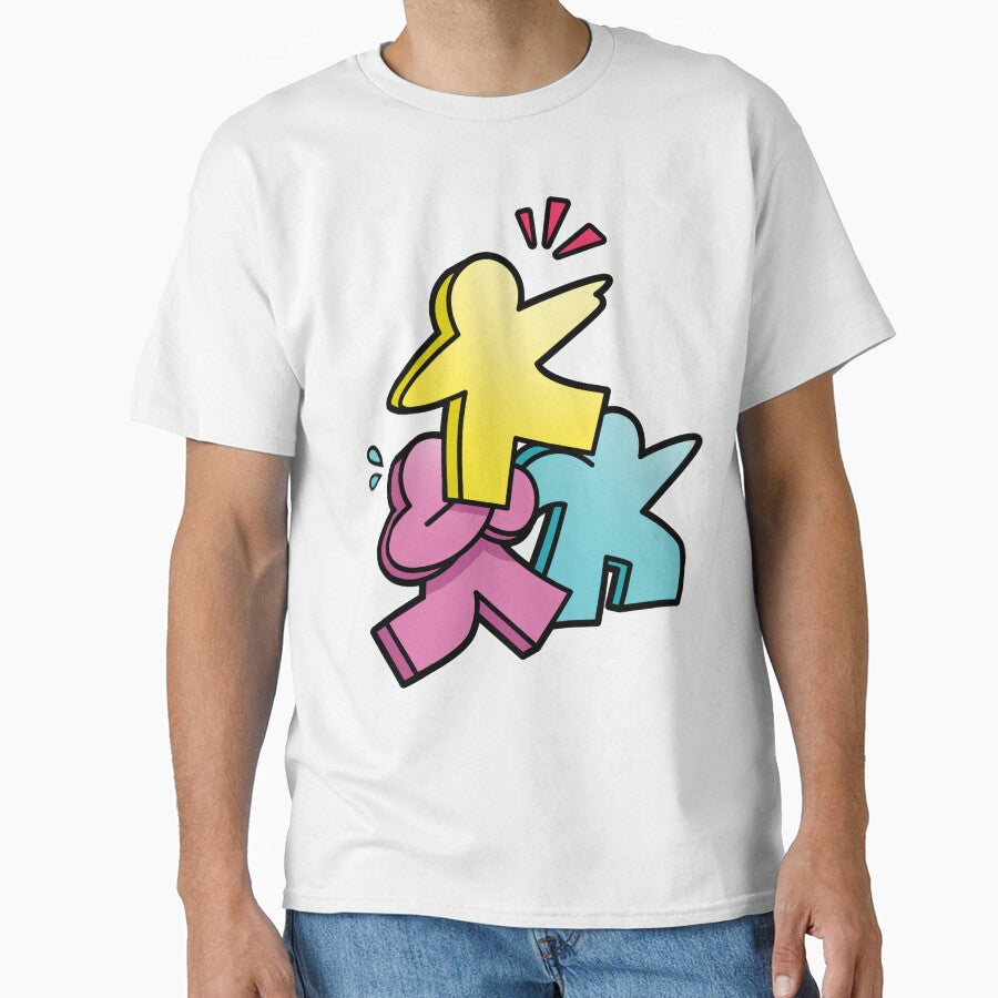 Players Meeple Working Together to Achieve Victory by DesignLacco