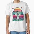 Retro Astronaut Sunset – Vaporwave Space Exploration by chantastical
