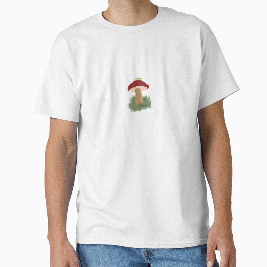 Frog on a mushroom by megannjudge