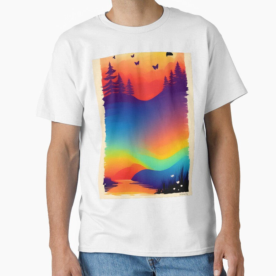 Shop Our High-quality Selection of Minimalist Landscape Butterfly Prints by supeart