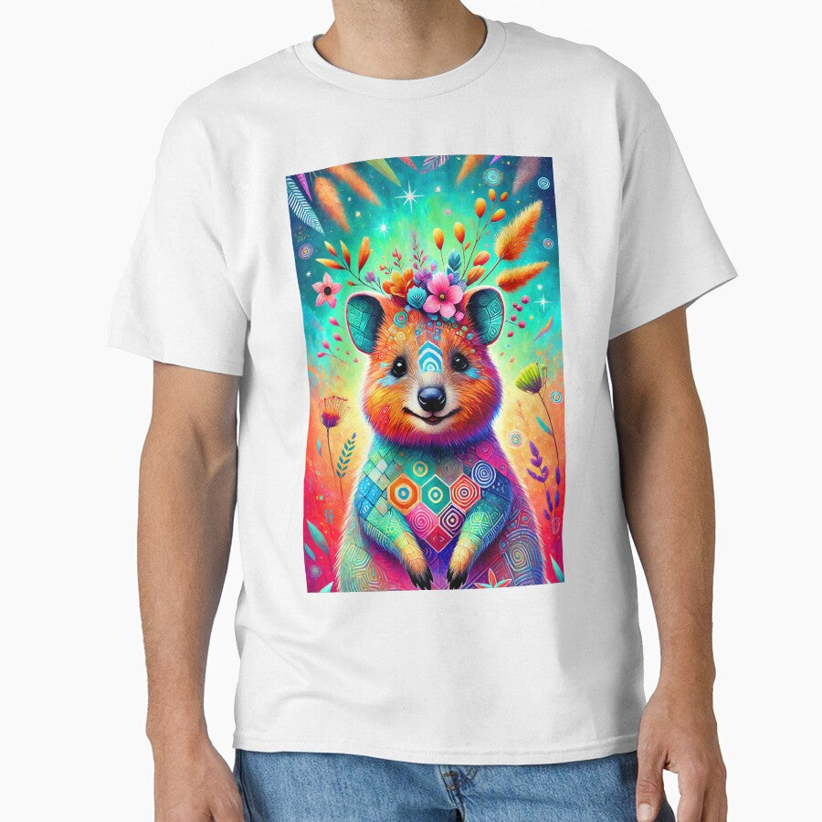 Radiant Quokka in Floral Fantasy Wonderland by ChrisButler