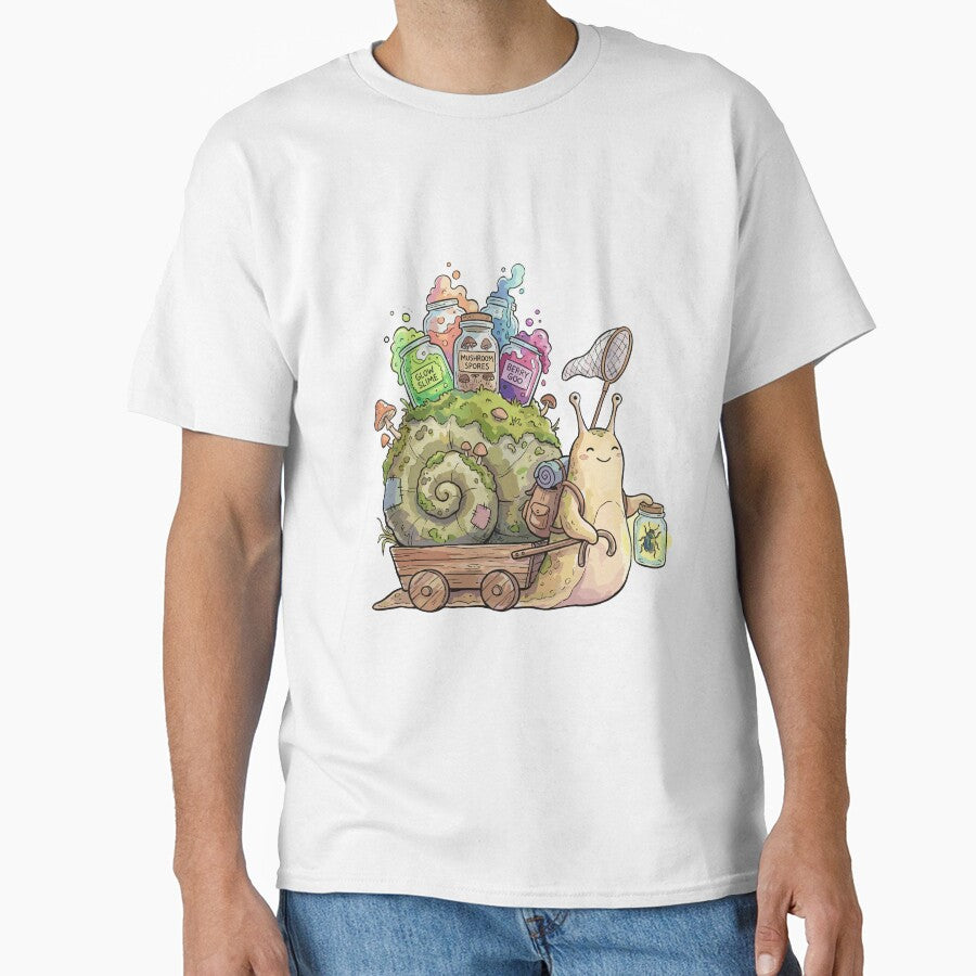 Goblincore Aesthetic: Snail Goo Forager by bapupa
