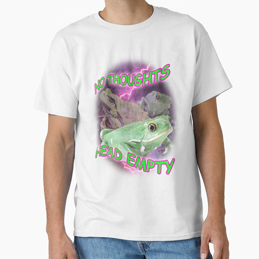 No Thoughts Head Empty Frogs by AnnieBolton