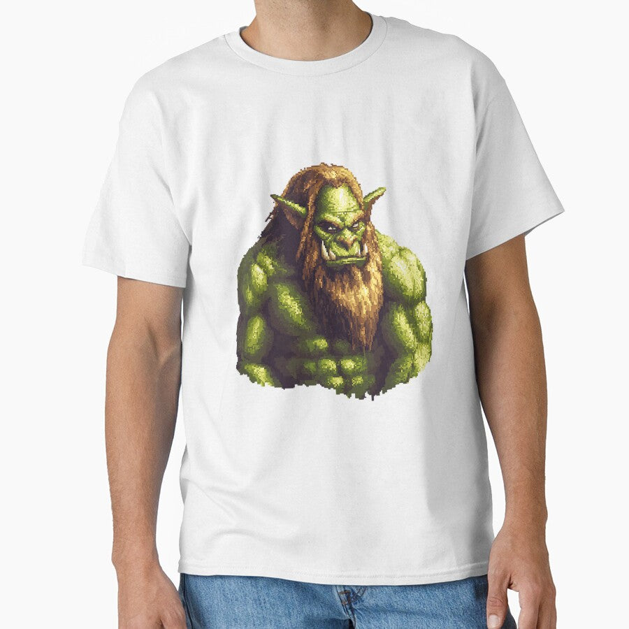 Retro Pixel Art: 8-bit Orc by bapupa