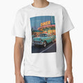 Neon Nights Drive-In – Retro 1950s Diner Car Art by MooLaLa.Store