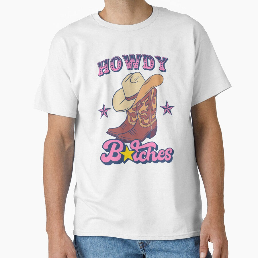Howdy Bitches Funny Cowgirl Western by petestyles