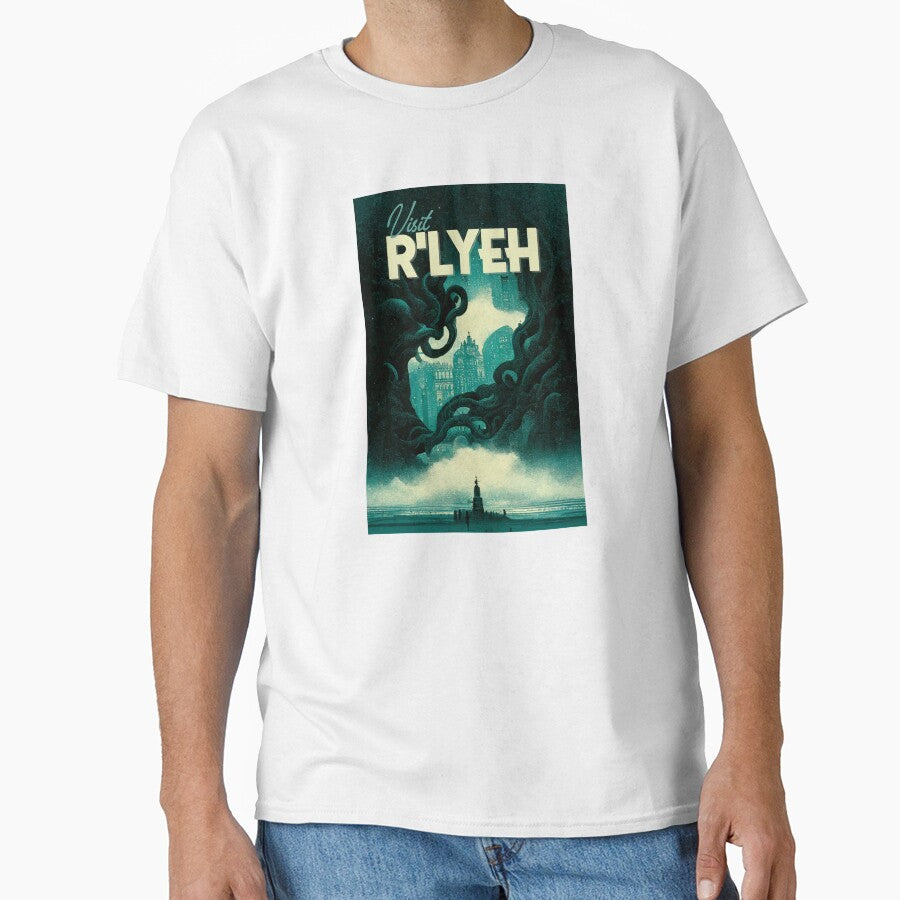 Vintage Lovecraftian Travel Poster by Wavesbender