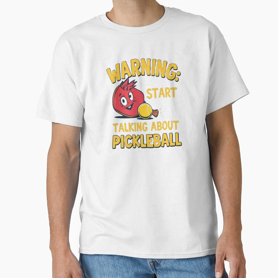 Pickleball Addict Warning - May Talk About Pickleball by Originality Designs1