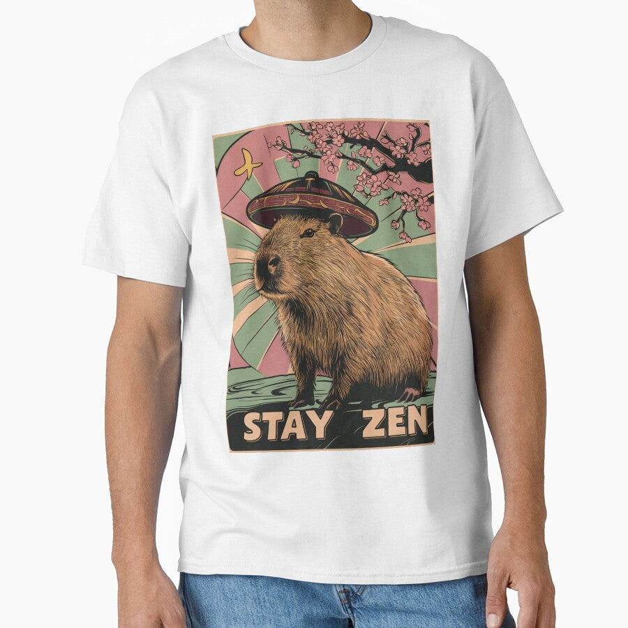 Stay Zen Capybara Vintage by SixElements