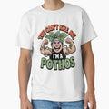 You Can’t Kill Me, I’m a Pothos. Funny Cute Plant Cartoon Tee by 123artistickay