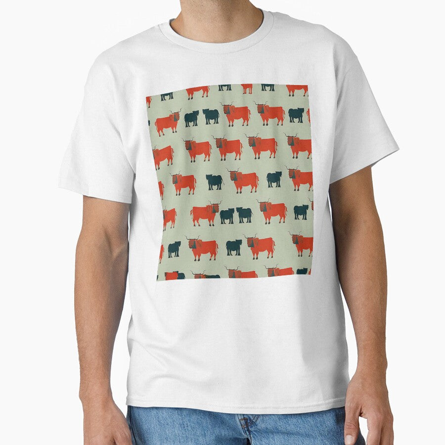 Highland Cow Red - Wallpaper by Zenvo